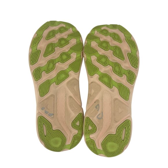 Hoka Cream and Orange Athletic Shoes - Picture 8 of 13